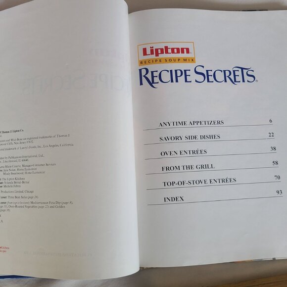 2 Book Set – Chicken Cookery by Ceil Dyer & Lipton Recipe Secrets Cookbook - Picture 4 of 4